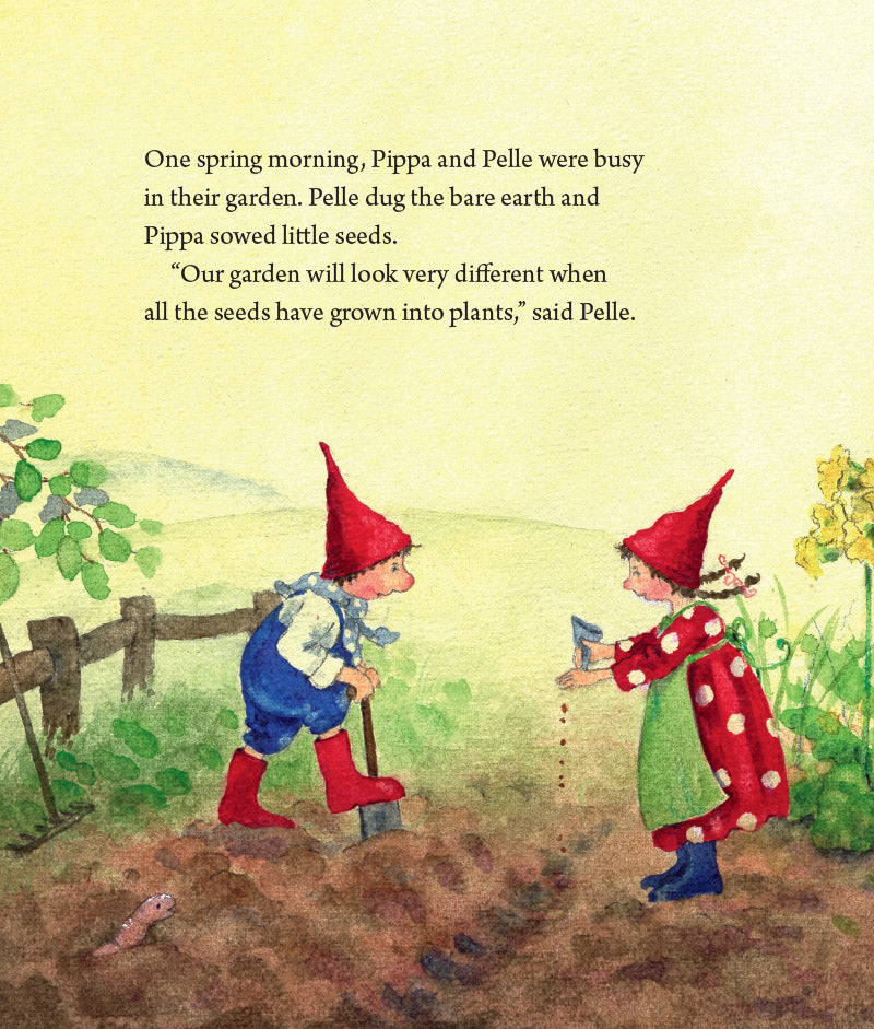 Pippa and Pelle in the Spring Garden