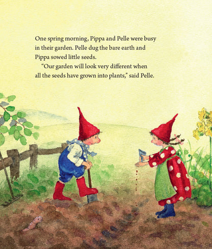 Pippa and Pelle in the Spring Garden