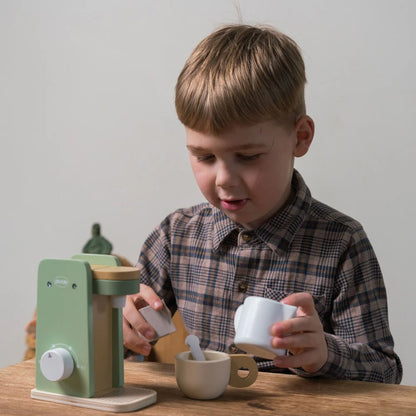 Dantoy Playful Wood - Espresso Coffee Machine