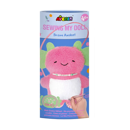 Plush Sewing kit - Brave Axolotl