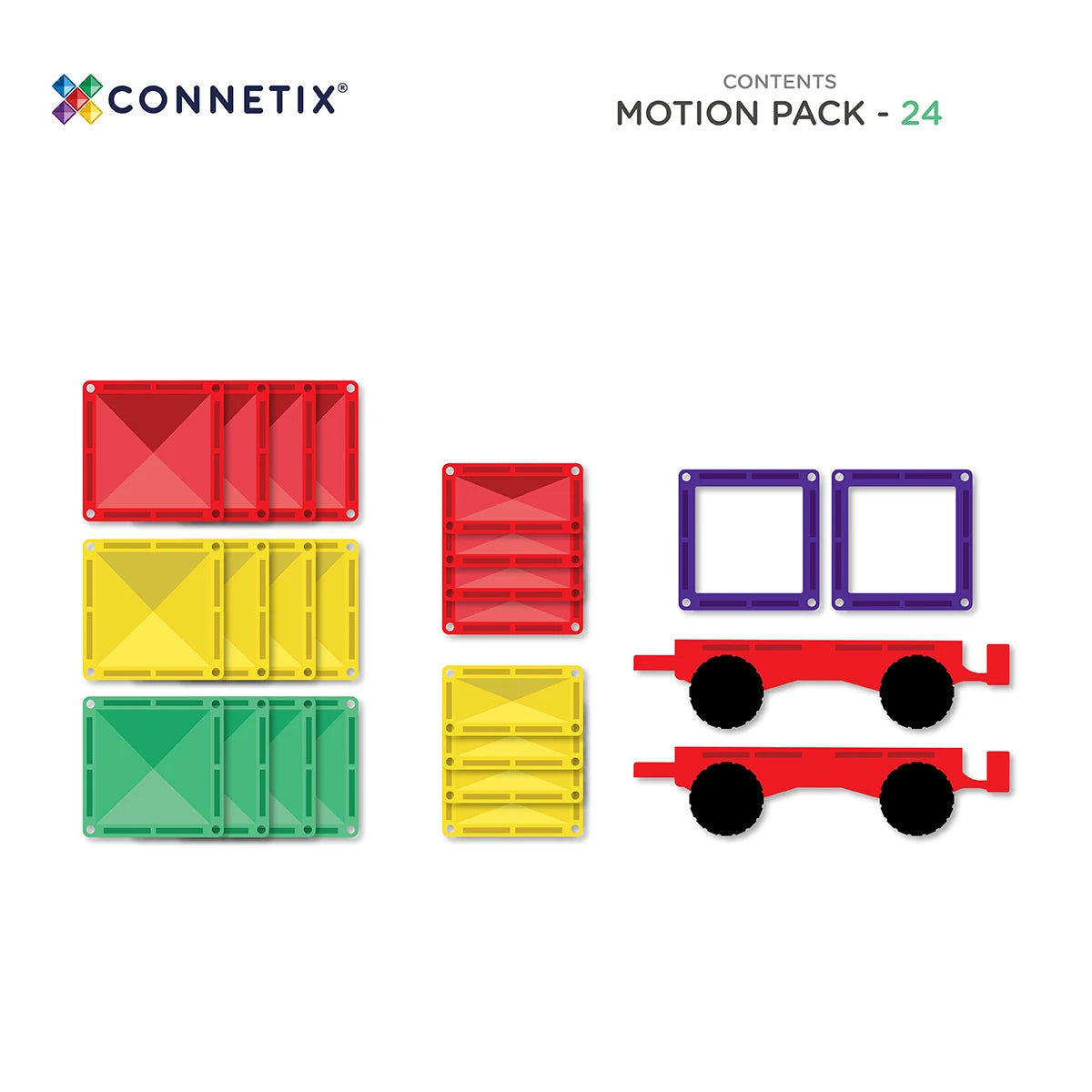 CONNETIX Rainbow Motion Pack 24 pc