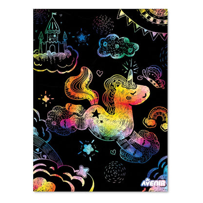 Scratch & Stencil - Unicorns