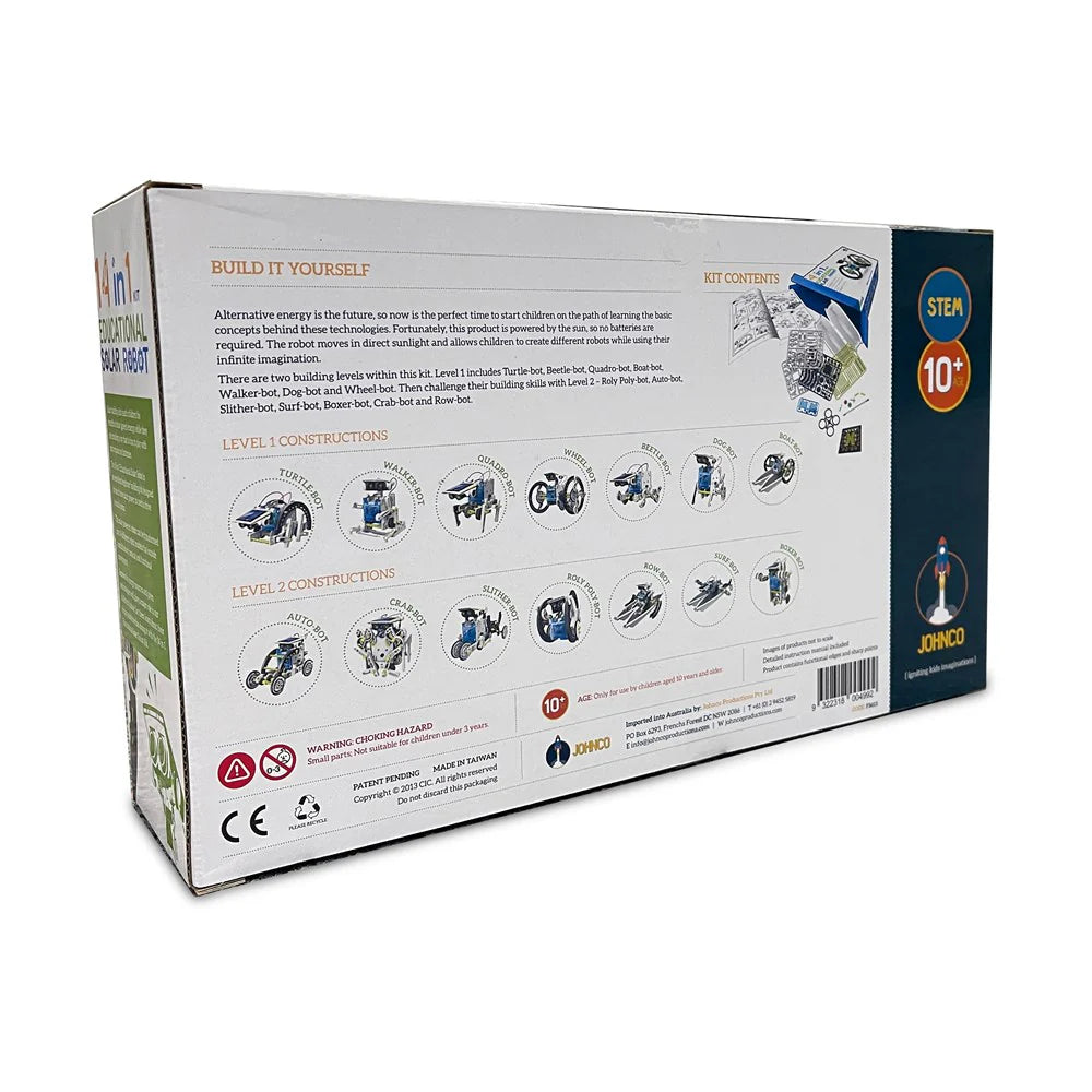 Educational Solar Robot - 14 in 1 kit