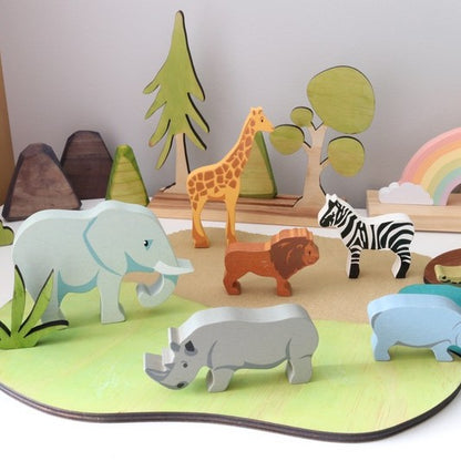 Wooden Hippo