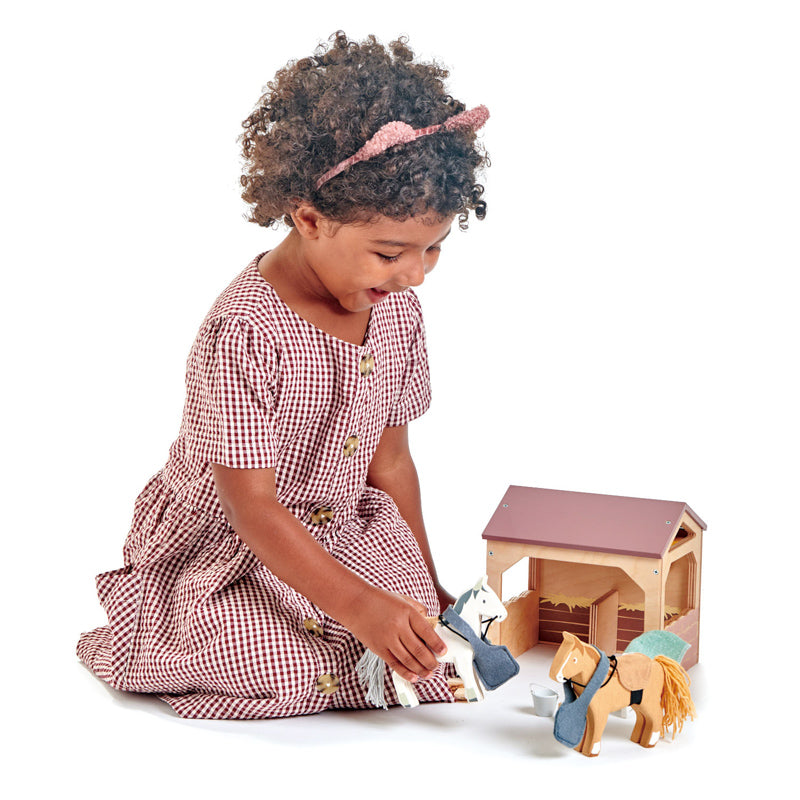 The Stables Wooden Play Set