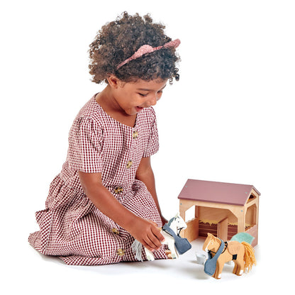 The Stables Wooden Play Set
