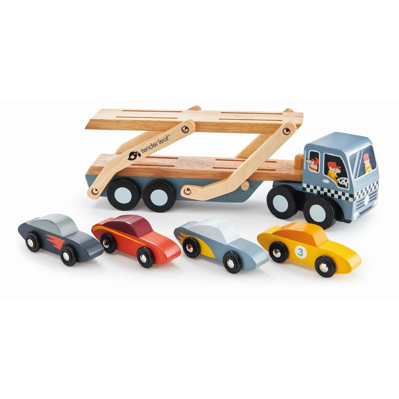 Tender Leaf Wooden Car Transporter