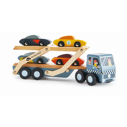 Tender Leaf Wooden Car Transporter