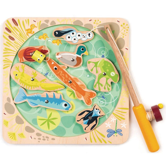 Wooden Pond Dipping Fishing Game