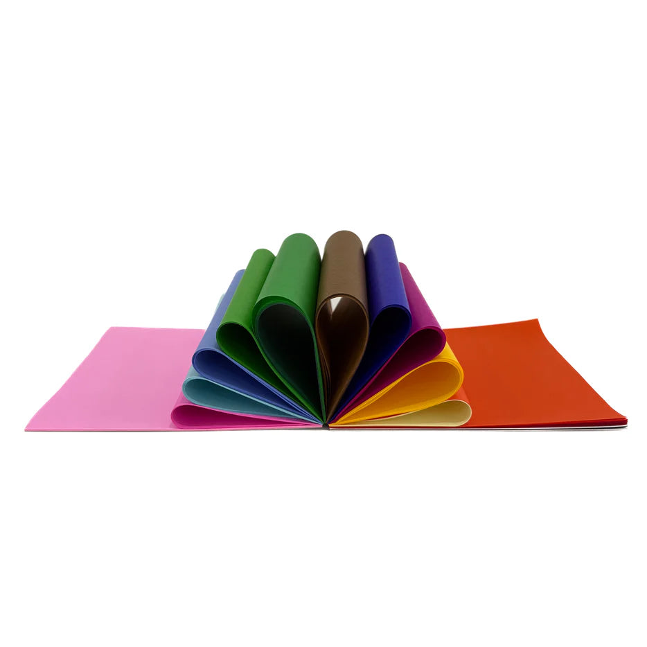 Window Star Folding Paper - 22cm - 100 Sheets - Rainbow Colours