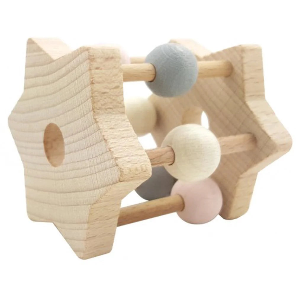 Wooden Star Rattle