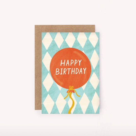 Mini Greeting Card - Birthday Balloon