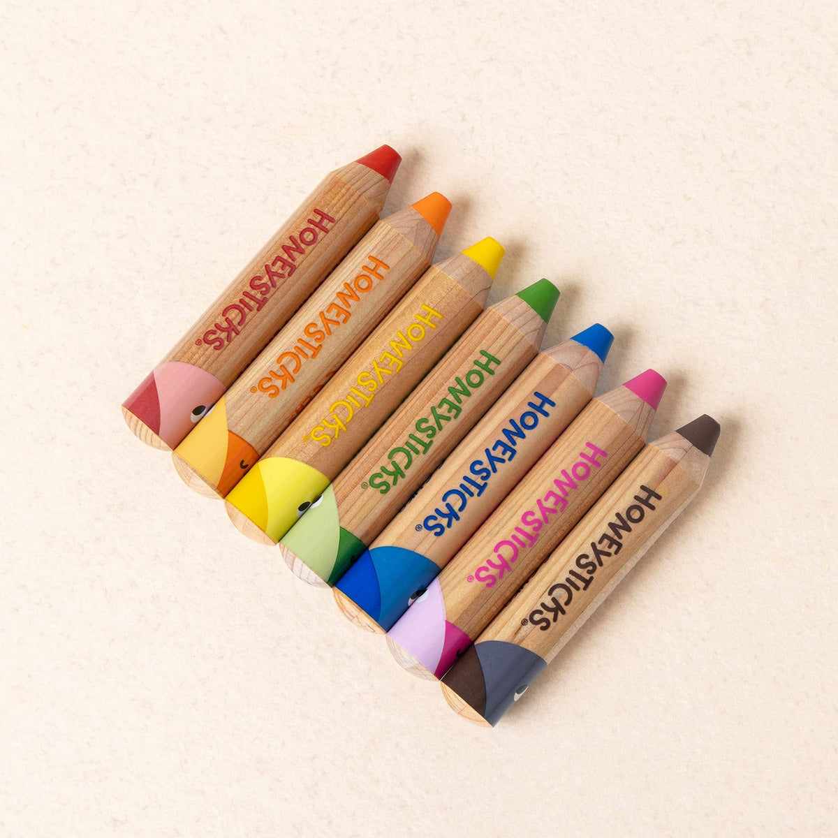 Honeysticks Beeswax Pencils Little Learners 7pk