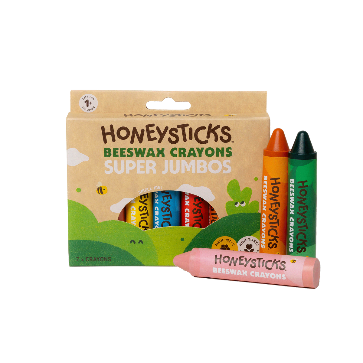 Honeysticks Beeswax Crayons Super Jumbos 7pk