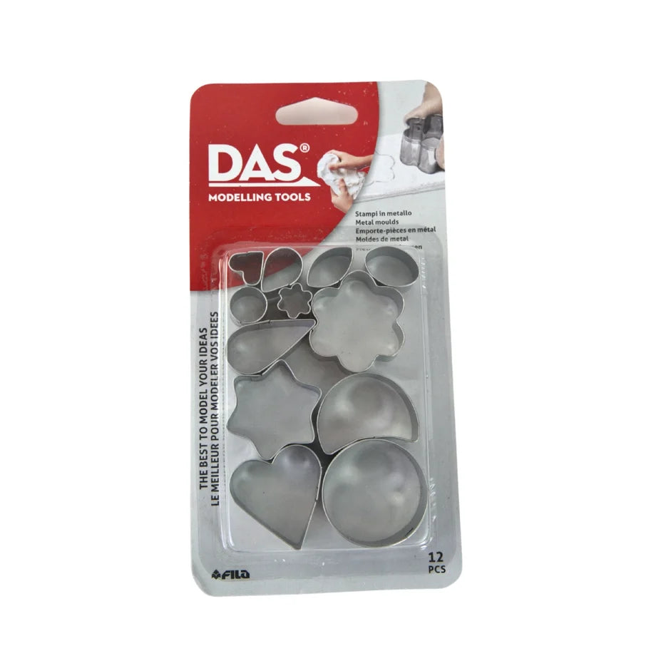 DAS Clay Tools - 12 Metal Cutters
