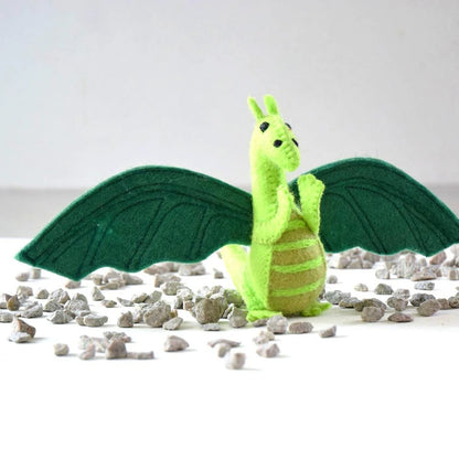 Felt Dragon - Green