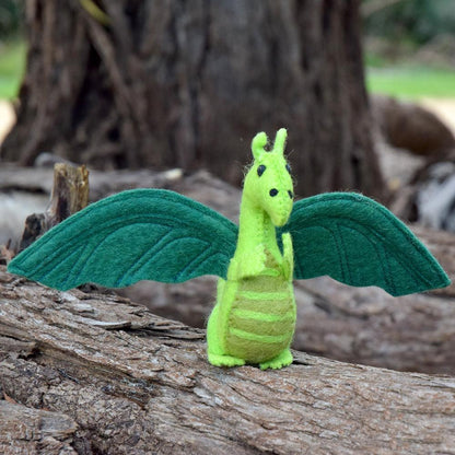Felt Dragon - Green
