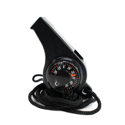 Multi Tool Whistle, Compass & Thermometer