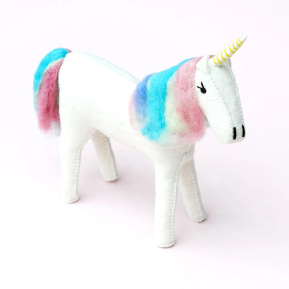 Felt Unicorn - Rainbow (Large)