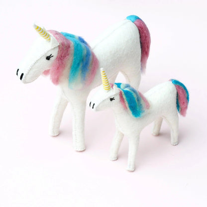 Felt Unicorn - Rainbow (Large)