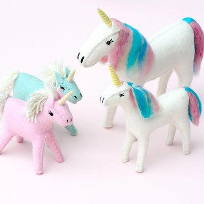 Felt Unicorn - Rainbow (Large)