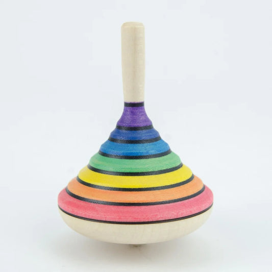 Mader Wooden Rainbow Spinning Top