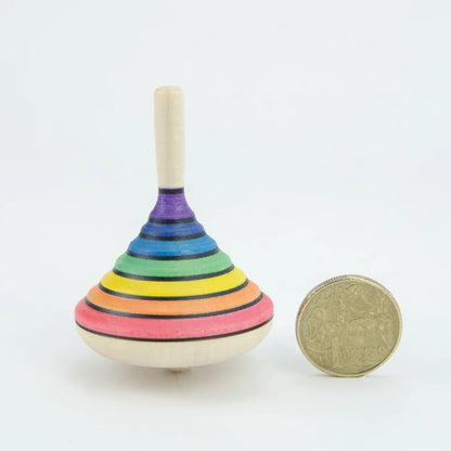 Mader Wooden Rainbow Spinning Top