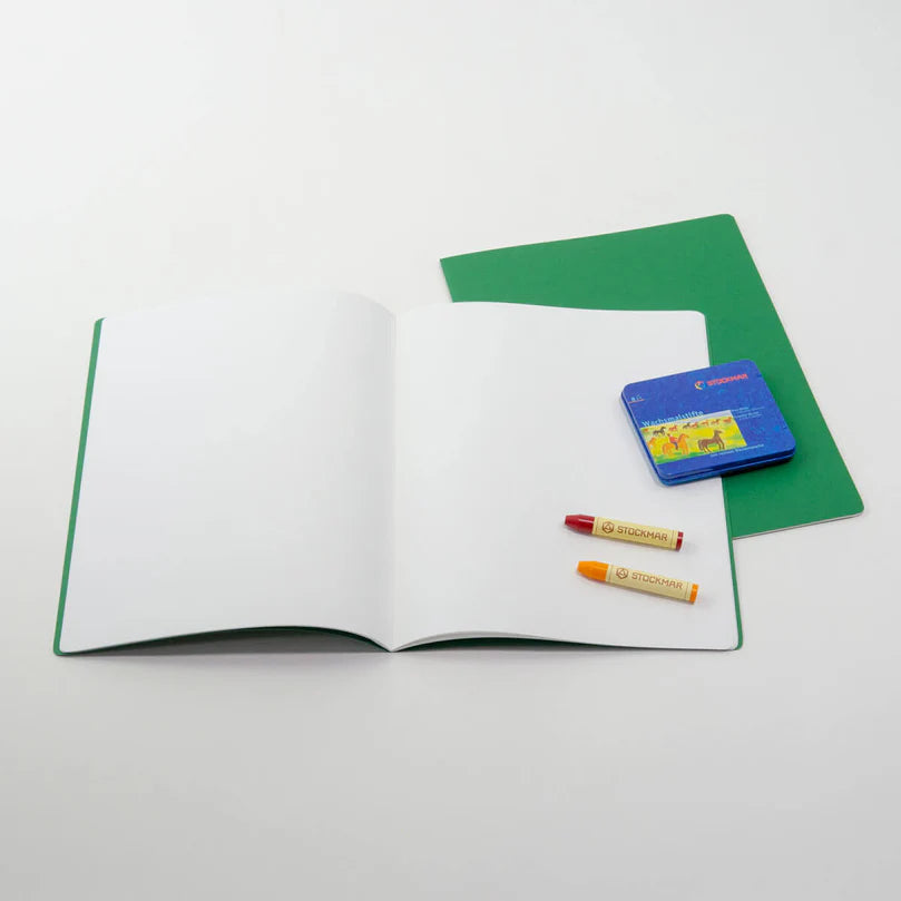 Medium Lesson Book Portrait 24x32cm - Green