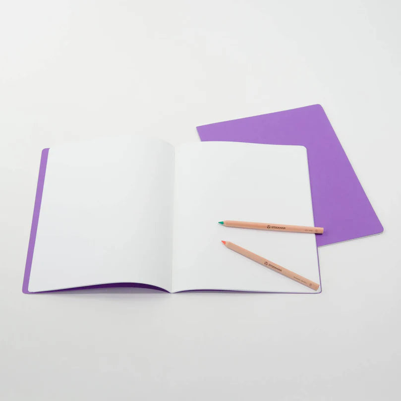 Medium Lesson Book Portrait 24x32cm - Purple