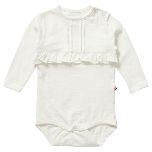 Baby Bodysuit - Cream Slub - Organic Cotton
