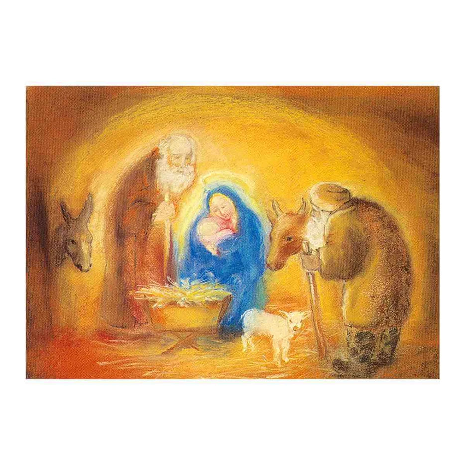 Christmas Holy Family - Postcard