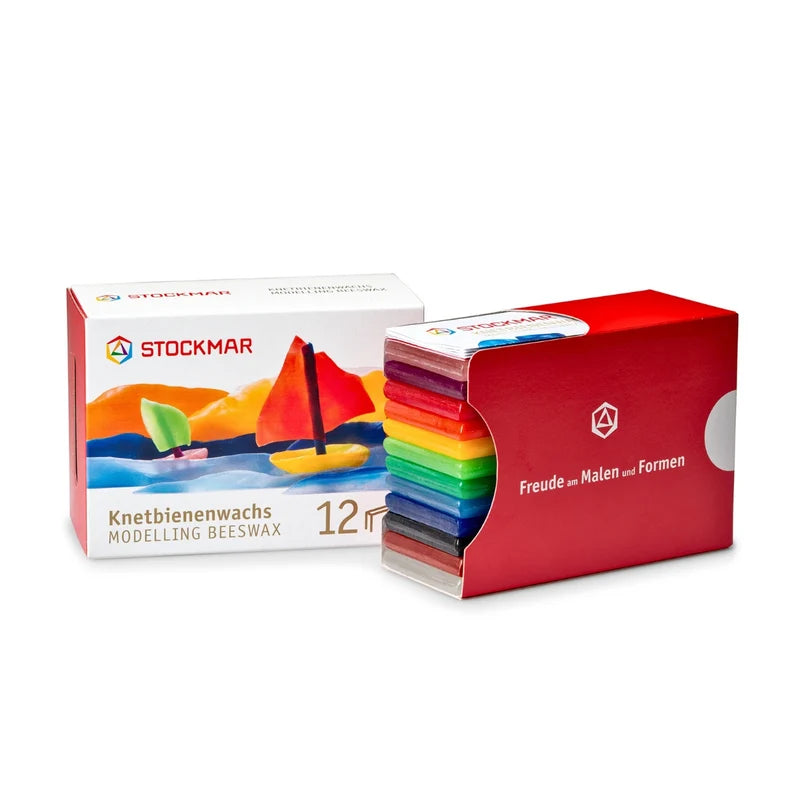 STOCKMAR Modelling Beeswax 12 Assorted Colours