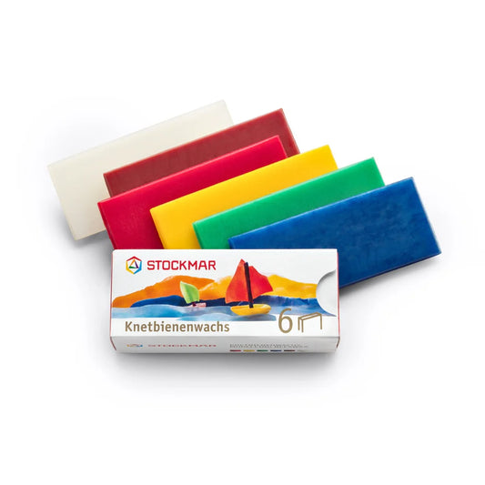 STOCKMAR Modelling Beeswax 6 Assorted Colours