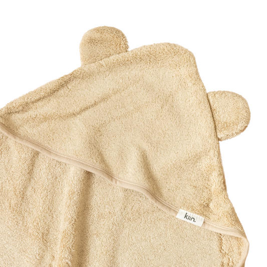Kiin Baby Hooded Towel - Oat