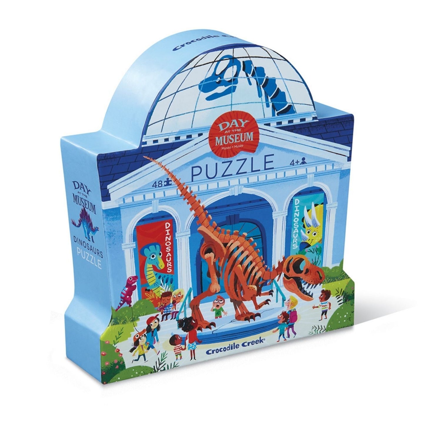 Tag im Museum Puzzle 48 Teile – Dinosaurier