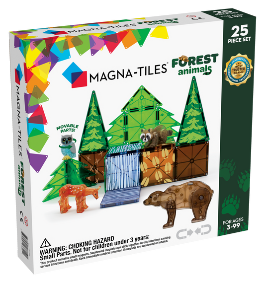 Magna-Tiles Waldtiere 25-teiliges Set