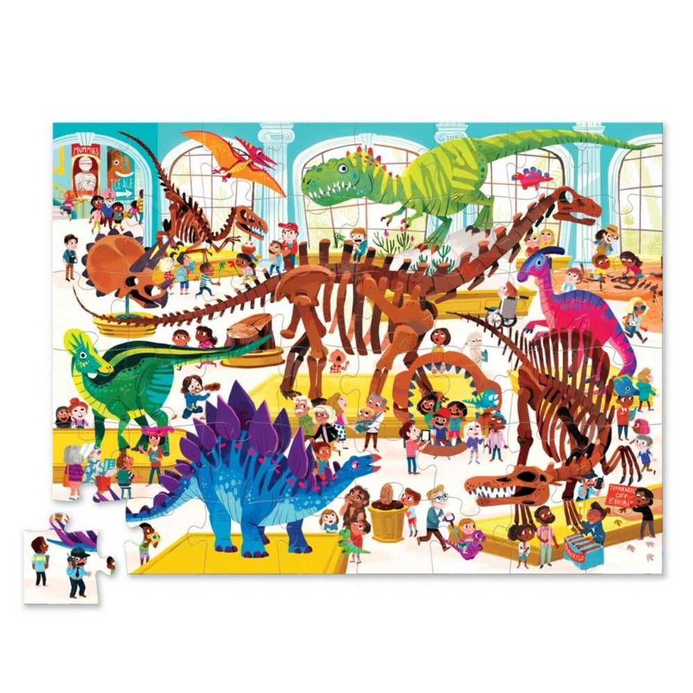 Tag im Museum Puzzle 48 Teile – Dinosaurier