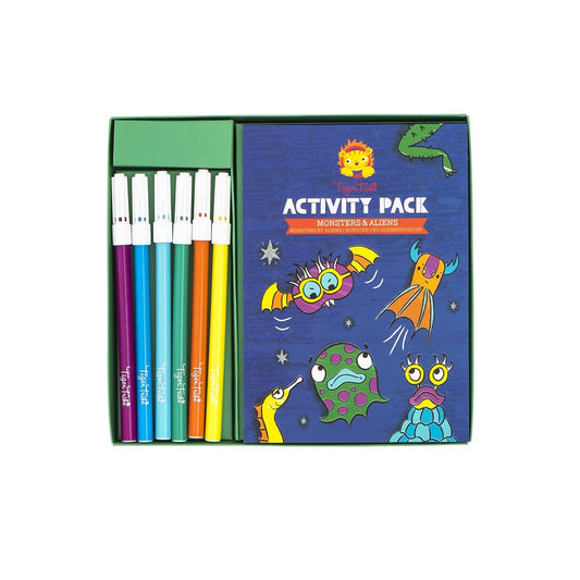 Activity Pack - Monsters and Aliens - Tiger Tribe - Hugs For Kids